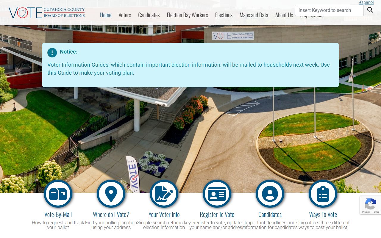 Cleveland people search Cuyahoga County board of elections