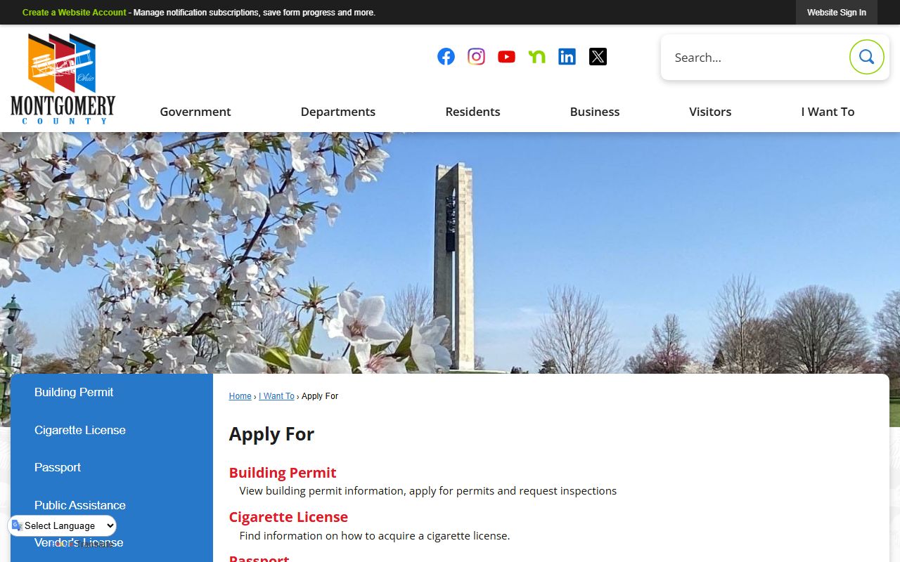 Montgomery County people search auditor property tax records