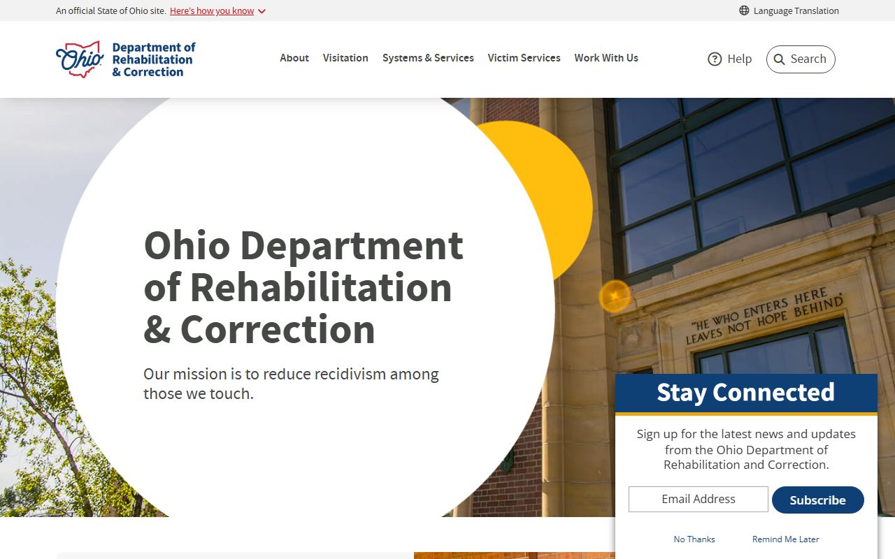 Ohio people search Department of Rehabilitation and Correction